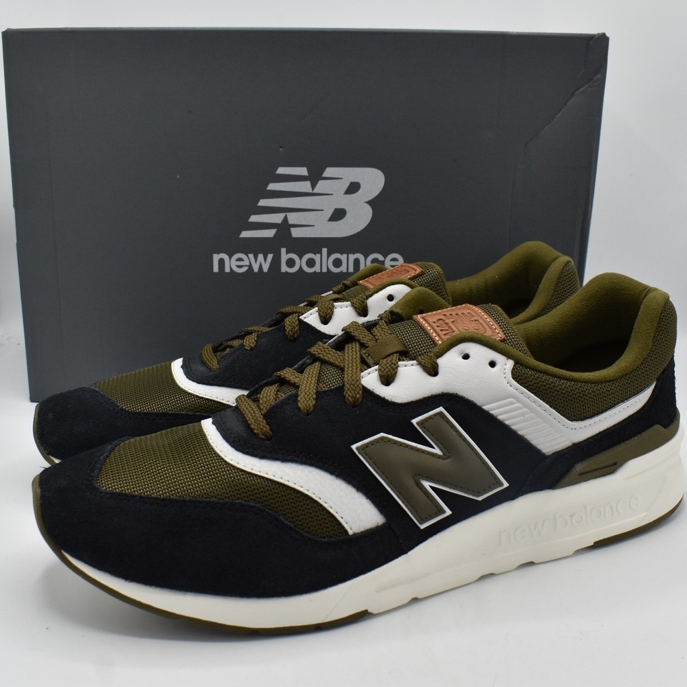New Balance 997H Sneakers Mens 14 Black Olive NEW Suede Mesh Shoes